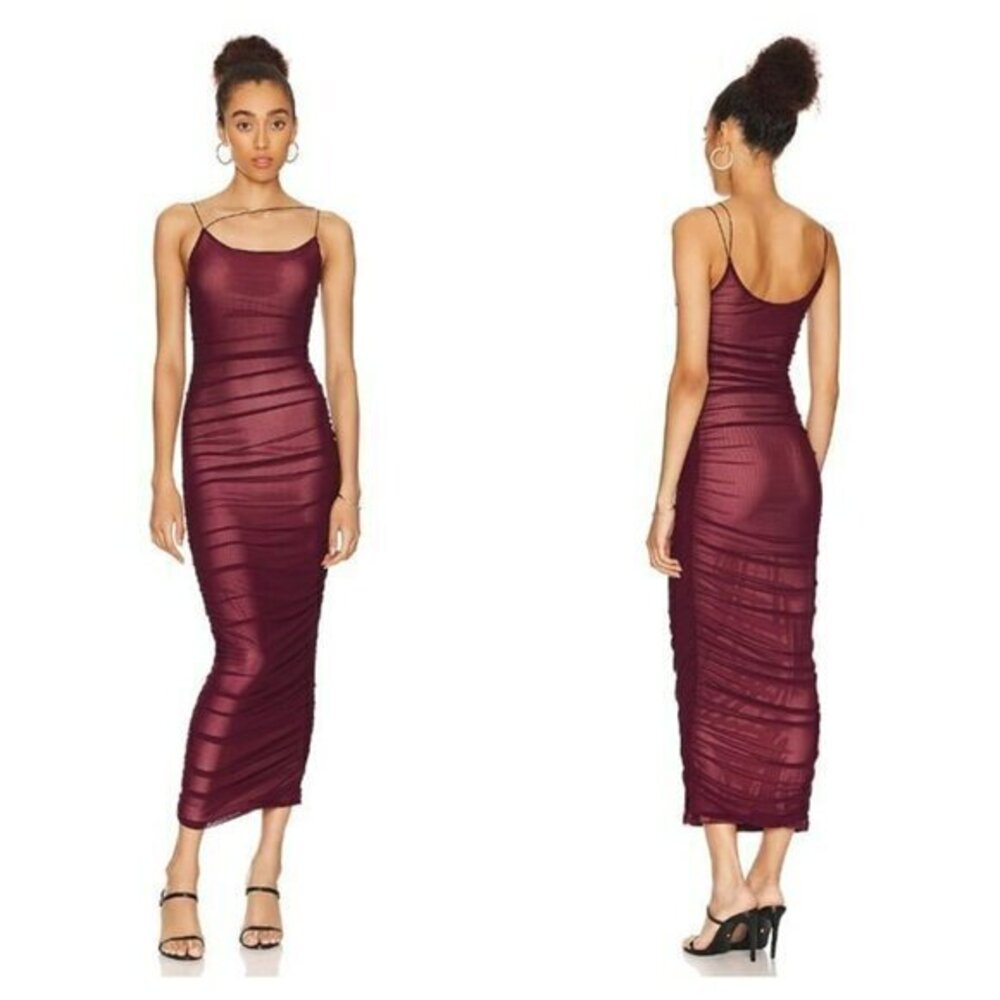 Superdown Shelley Maxi Dress - Wine Red